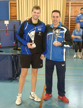 David Alonso, subcampeón y Andrés Pérez, campeón del torneo